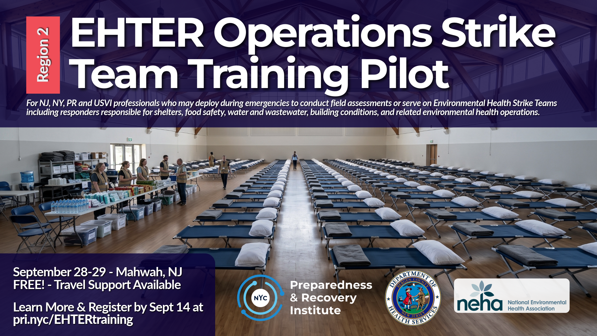 Region 2 EHTER Operations Strike Team Training Pilot